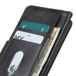 For Xiaomi Redmi Note 12 4G Crazy Horse Texture Phone Leather Case Anti-drop Stand Wallet Cover