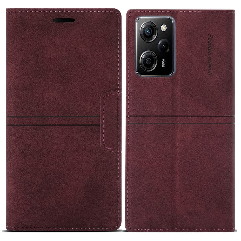 For Xiaomi Poco X5 Pro 5G / Redmi Note 12 Pro Speed 5G / Note 12 Pro 5G Wallet Phone Case Protective PU Leather Flip Cover