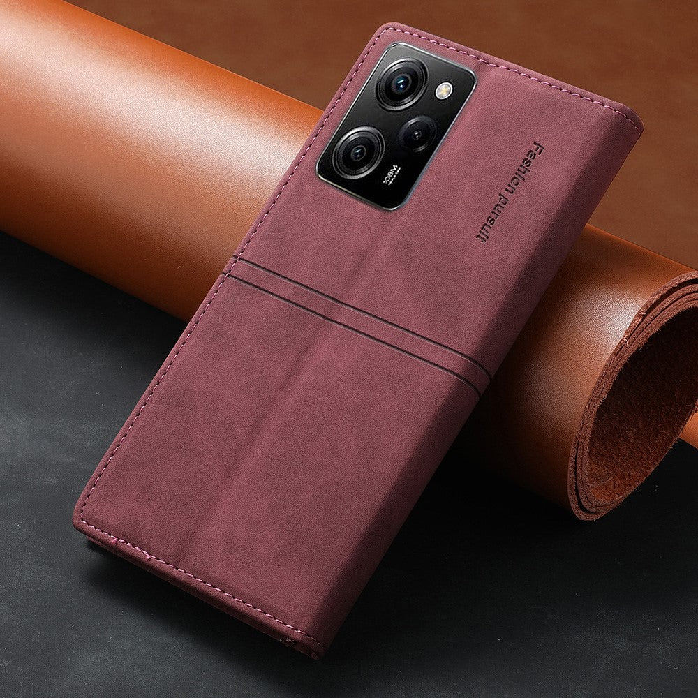 For Xiaomi Poco X5 Pro 5G / Redmi Note 12 Pro Speed 5G / Note 12 Pro 5G Wallet Phone Case Protective PU Leather Flip Cover