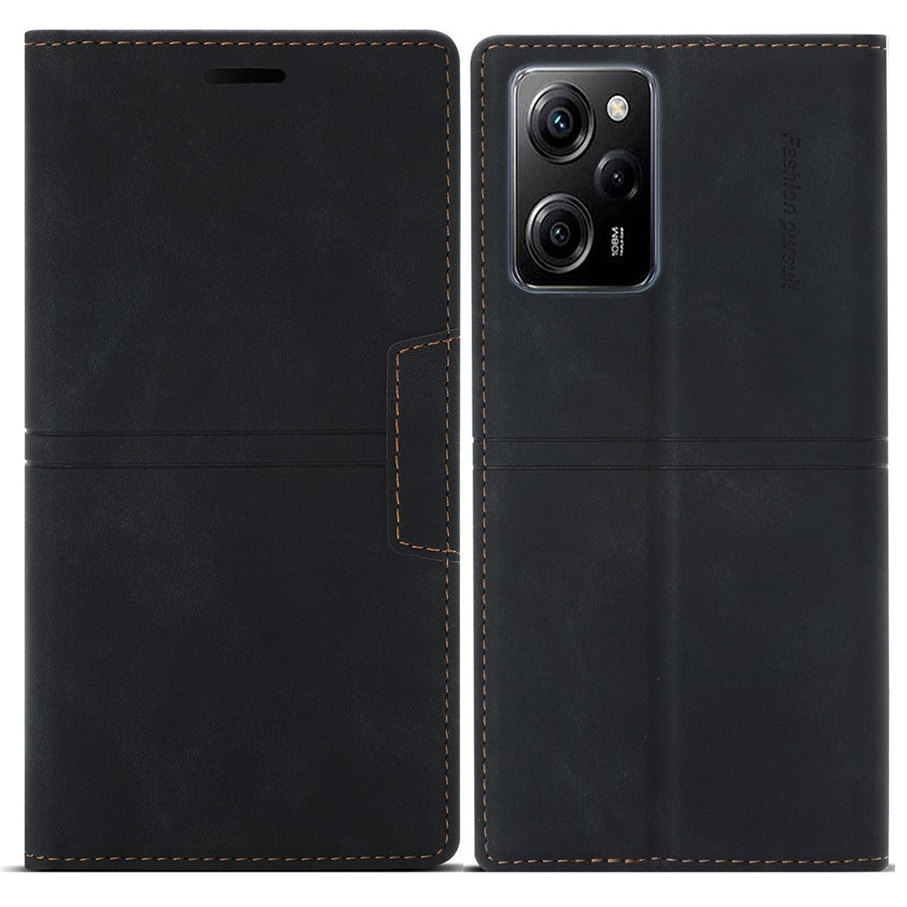 For Xiaomi Poco X5 Pro 5G / Redmi Note 12 Pro Speed 5G / Note 12 Pro 5G Wallet Phone Case Protective PU Leather Flip Cover
