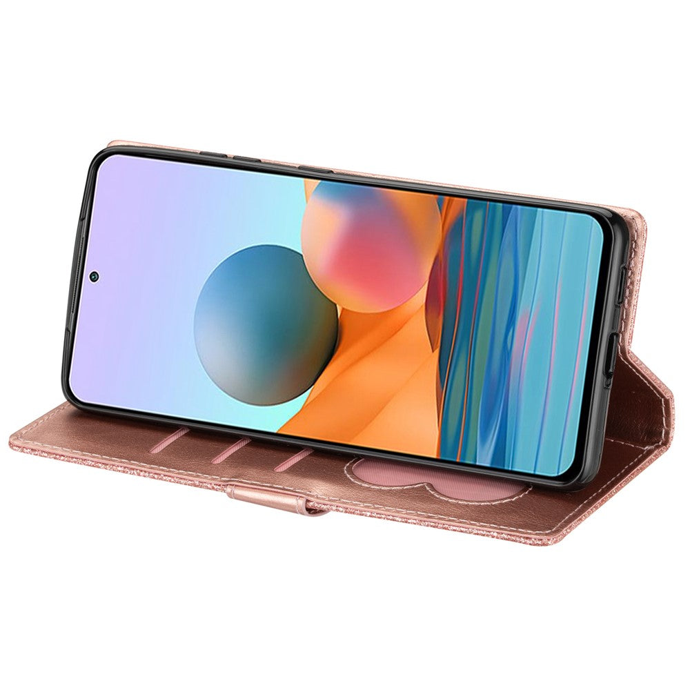 For Xiaomi Poco X5 Pro 5G / Redmi Note 12 Pro Speed 5G / Note 12 Pro 5G Glittery Phone Case PU Leather Zippered Wallet Cover