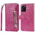 For Xiaomi Poco X5 Pro 5G / Redmi Note 12 Pro Speed 5G / Note 12 Pro 5G Glittery Phone Case PU Leather Zippered Wallet Cover