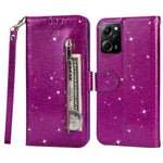 For Xiaomi Poco X5 Pro 5G / Redmi Note 12 Pro Speed 5G / Note 12 Pro 5G Glittery Phone Case PU Leather Zippered Wallet Cover