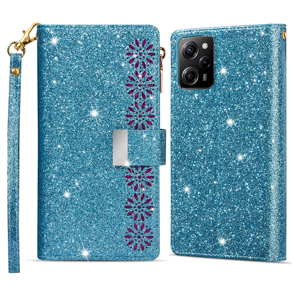 For Xiaomi Poco X5 Pro 5G / Redmi Note 12 Pro Speed 5G / Note 12 Pro 5G Phone Case Zipper Wallet PU Leather Cover