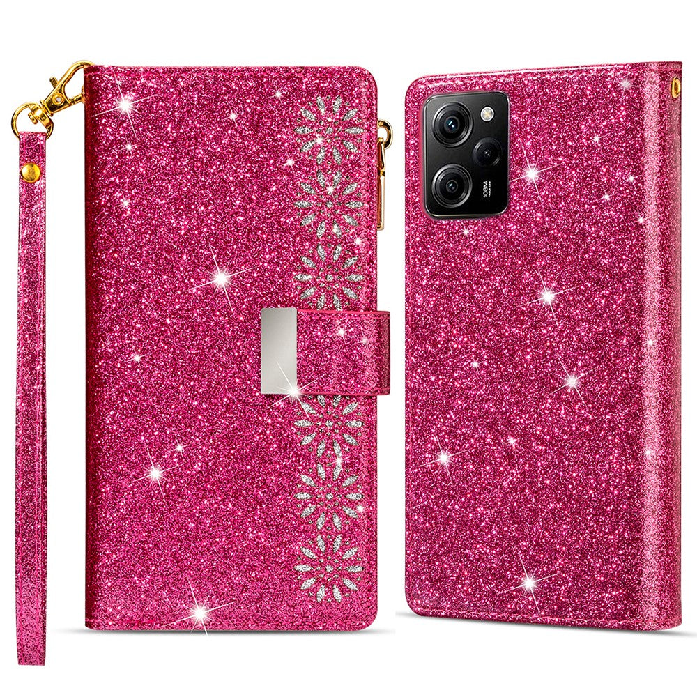 For Xiaomi Poco X5 Pro 5G / Redmi Note 12 Pro Speed 5G / Note 12 Pro 5G Phone Case Zipper Wallet PU Leather Cover