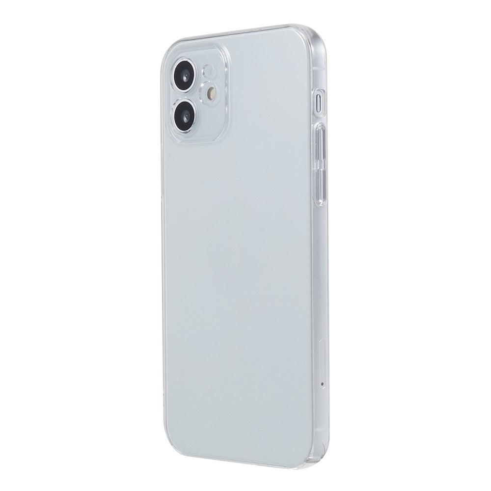 Til iPhone 12 mini 5,4 tommer telefoncover Hard PC Ridsefri HD Klart telefonbagsidecover