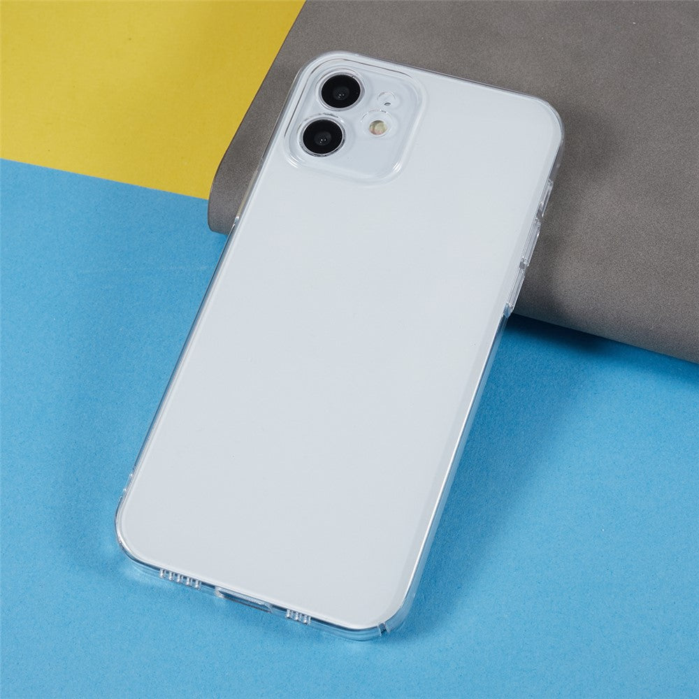 For iPhone 12 mini 5.4 inch Phone Case Hard PC Anti-scratch HD Clear Phone Back Cover