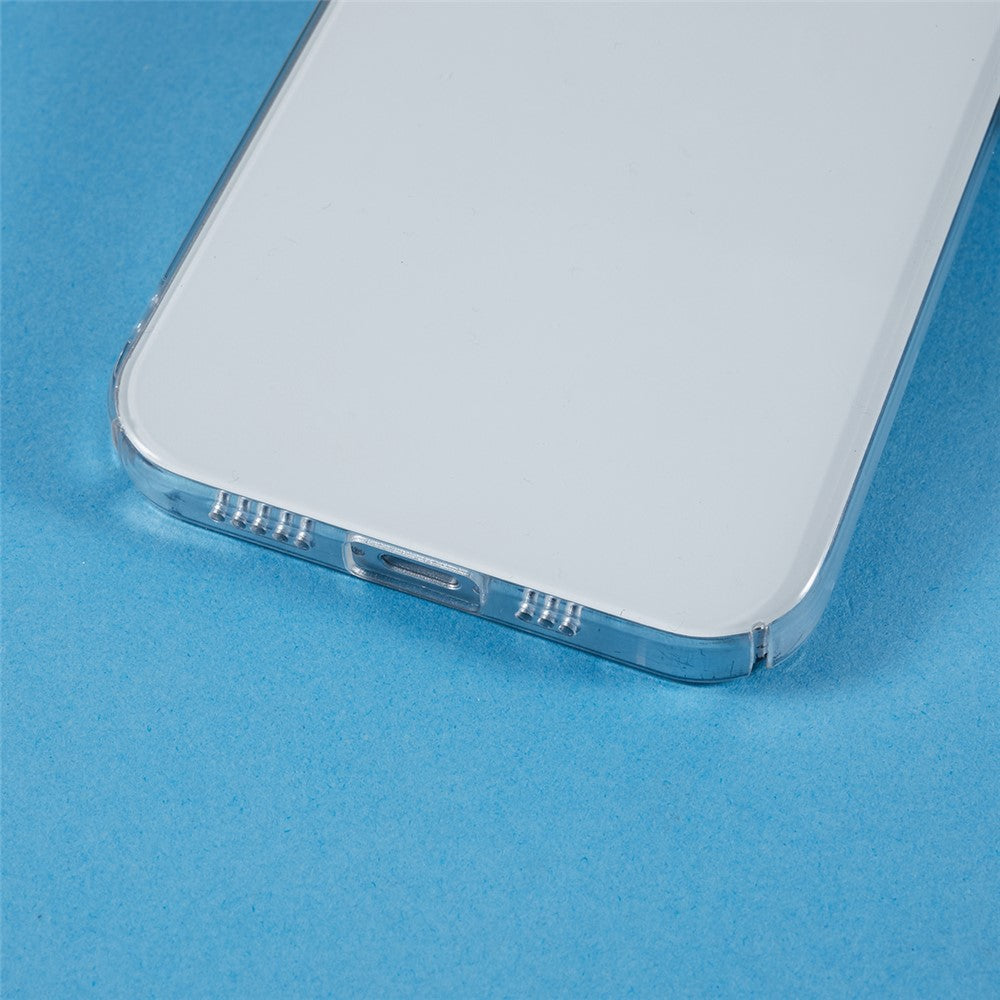 For iPhone 12 mini 5.4 inch Phone Case Hard PC Anti-scratch HD Clear Phone Back Cover