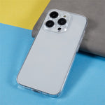 For iPhone 12 Pro 6.1 inch Shockproof Smartphone Back Cover Clear PC Mobile Phone Case