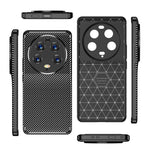 For Xiaomi 13 Ultra Anti-scratch Carbon Fiber Texture Phone Case Soft TPU Protective Phone Cover