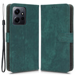 Xiaomi Redmi Note 12 4G PU-läderplånboksfodral med RFID-blockerande stativ och rem
