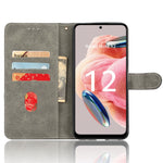 Xiaomi Redmi Note 12 4G PU-läderplånboksfodral med RFID-blockerande stativ och rem