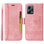 BETOPNICE 001 mobilskal till Xiaomi Redmi Note 12 5G (Global) / (Indien) / (Kina) / Poco X5 5G / Plånboksfodral i PU-läder med tryckta linjesömmar