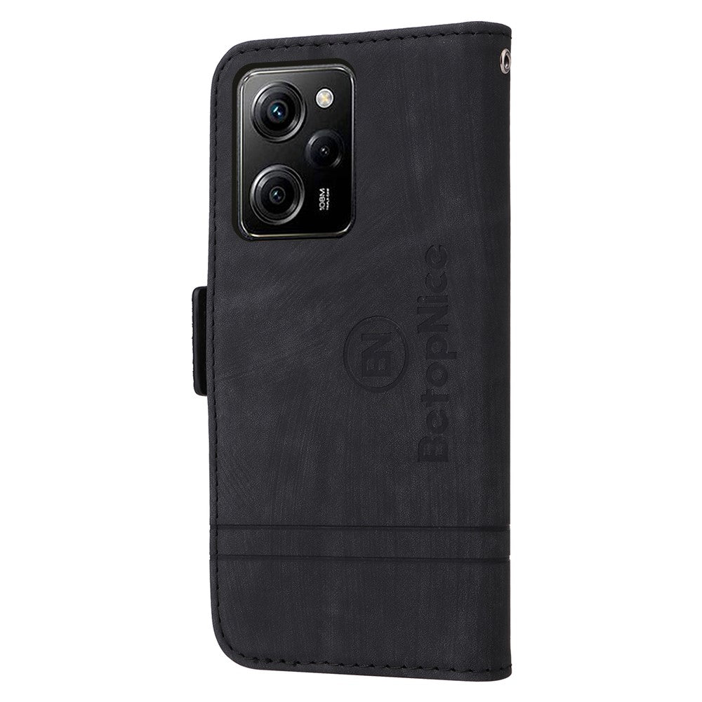 BETOPNICE 001 For Xiaomi Redmi Note 12 Pro Speed 5G / Poco X5 Pro 5G / Note 12 Pro 5G Phone Wallet Stand Case Cover