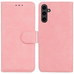 Til Samsung Galaxy A24 4G (162.1 x 77.6 x 8.3mm) PU Læderetui med Stand Solid Farve Pung Telefoncover
