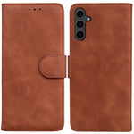 Til Samsung Galaxy A24 4G (162.1 x 77.6 x 8.3mm) PU Læderetui med Stand Solid Farve Pung Telefoncover