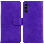 Til Samsung Galaxy A24 4G (162.1 x 77.6 x 8.3mm) PU Læderetui med Stand Solid Farve Pung Telefoncover