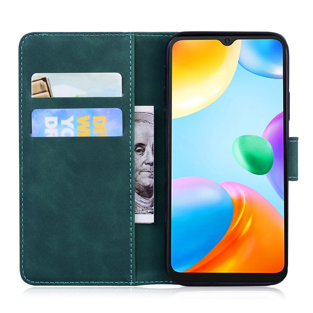 For Samsung Galaxy A24 4G (162.1 x 77.6 x 8.3mm) Drop-proof PU Leather Cover Butterfly Printing Wallet Phone Case