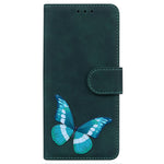 For Samsung Galaxy A24 4G (162.1 x 77.6 x 8.3mm) Drop-proof PU Leather Cover Butterfly Printing Wallet Phone Case