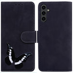 For Samsung Galaxy A24 4G (162.1 x 77.6 x 8.3mm) Drop-proof PU Leather Cover Butterfly Printing Wallet Phone Case
