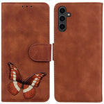 For Samsung Galaxy A24 4G (162.1 x 77.6 x 8.3mm) Drop-proof PU Leather Cover Butterfly Printing Wallet Phone Case