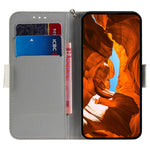 Wallet Phone Case for Xiaomi Redmi 11A 4G / 12C 4G , PU Leather Pattern Printing Stand Cover with Strap