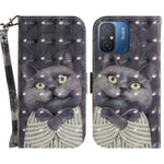 Wallet Phone Case for Xiaomi Redmi 11A 4G / 12C 4G , PU Leather Pattern Printing Stand Cover with Strap
