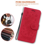 For Xiaomi Redmi 11A 4G / Redmi 12C 4G Leather Phone Case Stand Wallet Rose Butterfly Imprinted Flip Cover