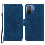 For Xiaomi Redmi 11A 4G / Redmi 12C 4G Leather Phone Case Stand Wallet Rose Butterfly Imprinted Flip Cover