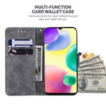 For Xiaomi Redmi 11A 4G / 12C 4G Full Protection Wallet Phone Case Stand Imprinted Leather Cell Phone Cover