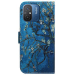 Leather Cover for Xiaomi Redmi 11A 4G / Redmi 12C 4G Phone Case Pattern Printing Anti-Scratch Wallet Shell