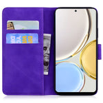 For Honor X8a 4G Wallet Case Tiger Imprinted PU Leather Flip Folio Phone Cover with Stand