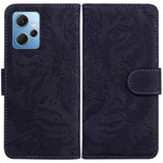 Xiaomi Redmi Note 12 4G Plånboksfodral med stativ Tigerpräglat Flip Folio PU-lädermobilfodral