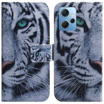 For Xiaomi Redmi Note 12 4G Shockproof Pattern Printing Phone Case Leather Wallet Shell