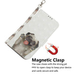 For Xiaomi Redmi Note 12 4G Phone Case, PU Leather Pattern Printing Wallet Stand Cover with Strap