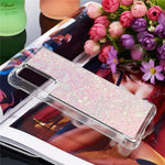 For Samsung Galaxy S20 FE 4G / FE 5G / S20 Lite / S20 FE 2022 TPU Case Glitter Quicksand Shockproof Phone Back Cover