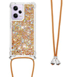 For Xiaomi Redmi Note 12 Pro 5G / Note 12 Pro Speed 5G / Poco X5 Pro 5G TPU Case Quicksand Design Phone Cover with Lanyard