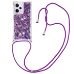 For Xiaomi Redmi Note 12 Pro 5G / Note 12 Pro Speed 5G / Poco X5 Pro 5G TPU Case Quicksand Design Phone Cover with Lanyard