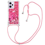 For Xiaomi Redmi Note 12 Pro 5G / Note 12 Pro Speed 5G / Poco X5 Pro 5G TPU Case Quicksand Design Phone Cover with Lanyard