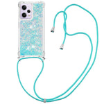 For Xiaomi Redmi Note 12 Pro 5G / Note 12 Pro Speed 5G / Poco X5 Pro 5G TPU Case Quicksand Design Phone Cover with Lanyard