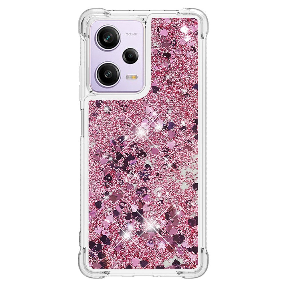 For Xiaomi Redmi Note 12 Pro 5G / Note 12 Pro Speed 5G / Poco X5 Pro 5G TPU Case Glitter Quicksand Shockproof Phone Back Cover