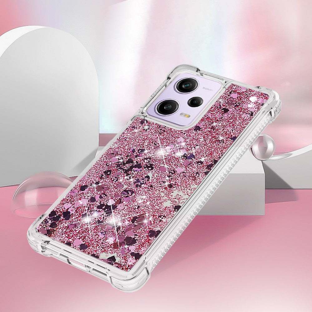 Xiaomi Redmi Note 12 Pro 5G / Note 12 Pro Speed 5G / Poco X5 Pro 5G TPU-skal Glitter Quicksand Stötsäkert mobilbaksida