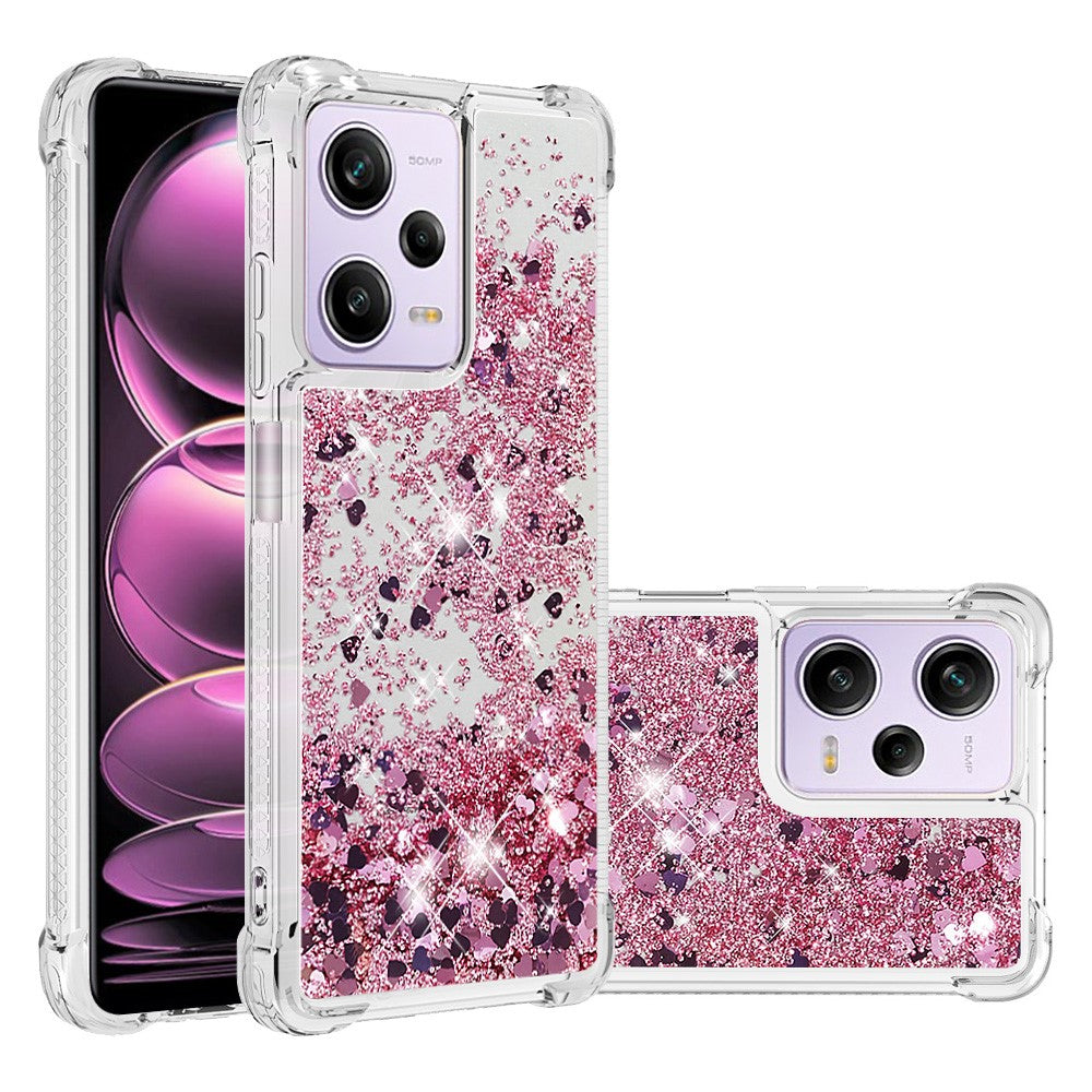 Xiaomi Redmi Note 12 Pro 5G / Note 12 Pro Speed 5G / Poco X5 Pro 5G TPU-skal Glitter Quicksand Stötsäkert mobilbaksida
