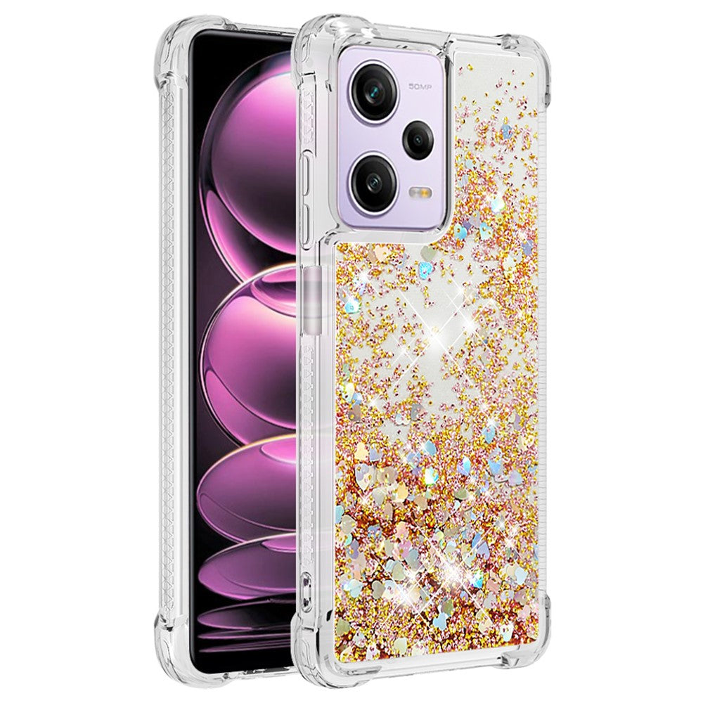 For Xiaomi Redmi Note 12 Pro 5G / Note 12 Pro Speed 5G / Poco X5 Pro 5G TPU Case Glitter Quicksand Shockproof Phone Back Cover