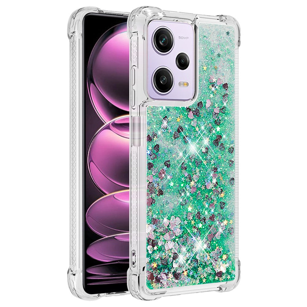 Xiaomi Redmi Note 12 Pro 5G / Note 12 Pro Speed 5G / Poco X5 Pro 5G TPU-skal Glitter Quicksand Stötsäkert mobilbaksida