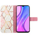 For Xiaomi Redmi Note 12 5G (China) / (Global) / Poco X5 5G Leather Case with Shoulder Strap Marble Pattern Phone Cover