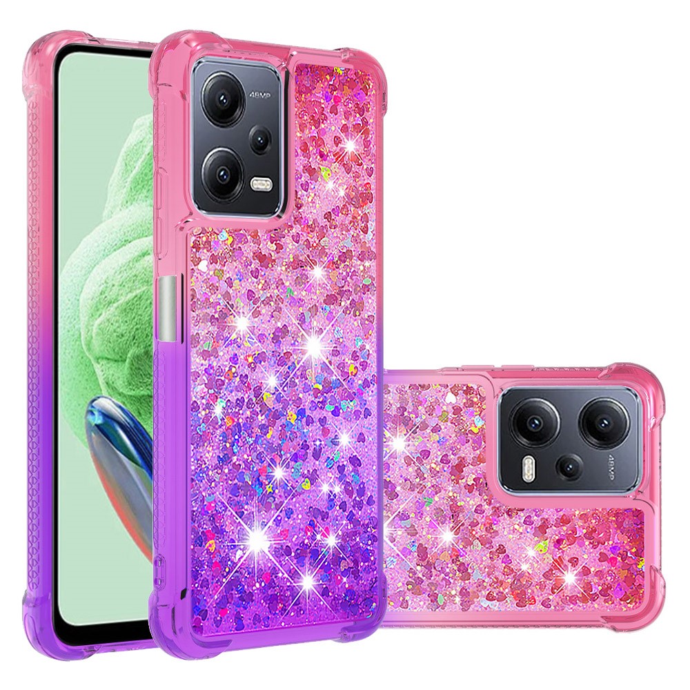 Xiaomi Redmi Note 12 5G (Kina) / (Global) / Poco X5 5G TPU-skal Gradient Quicksand-mobilbaksida
