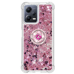 For Xiaomi Redmi Note 12 5G (Global) / (India) / (China) / Poco X5 5G TPU Case with Kickstand Quicksand Shockproof Cover