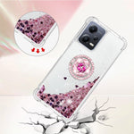 For Xiaomi Redmi Note 12 5G (Global) / (India) / (China) / Poco X5 5G TPU Case with Kickstand Quicksand Shockproof Cover