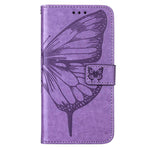For OnePlus Nord CE 3 Lite 5G / Nord N30 5G Wallet Case with Wrist Strap Butterfly Imprint Leather Phone Cover